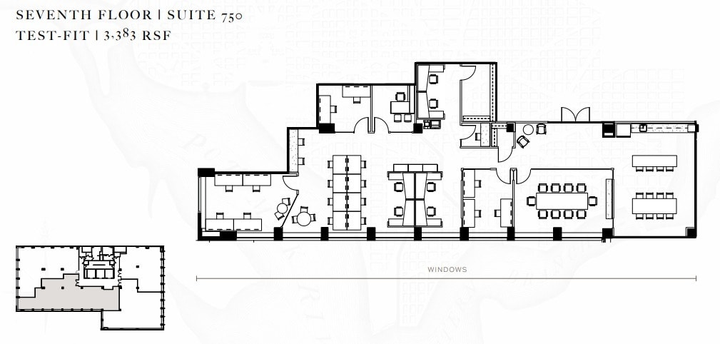 1155 15th St NW, Washington, DC for lease Floor Plan- Image 1 of 1