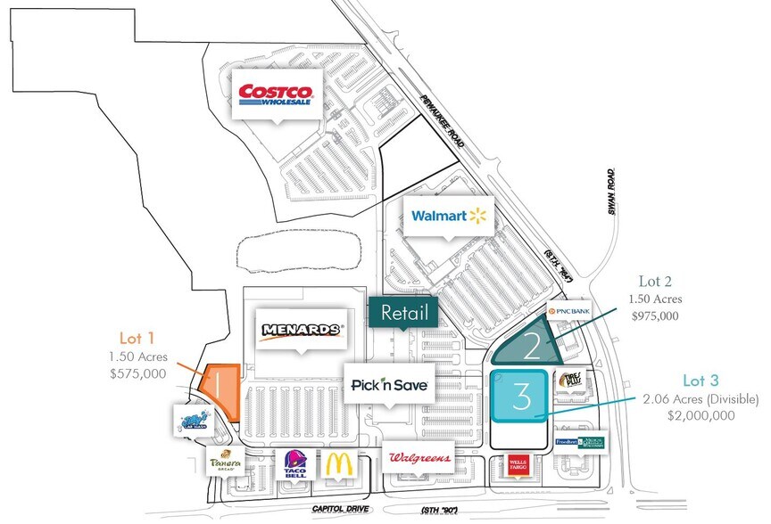 Pewaukee Rd, Pewaukee, WI à vendre - Photo du bâtiment - Image 1 de 1