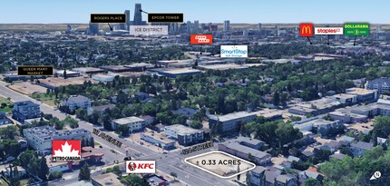 11042 124th St NW, Edmonton, AB - Aérien Vue de la carte
