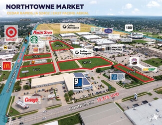 Plus de détails pour 1351 Blairs Ferry Rd NE, Cedar Rapids, IA - Terrain à louer