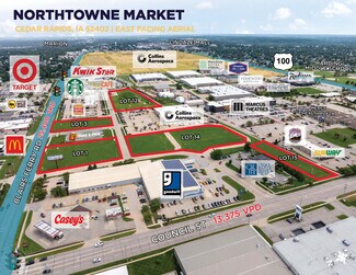 Plus de détails pour 1351 Blairs Ferry Rd NE, Cedar Rapids, IA - Terrain à louer