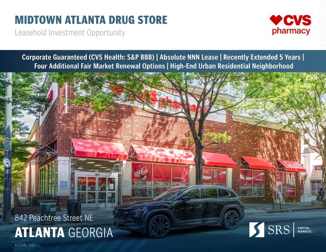 Plus de détails pour 842 NE Peachtree St, Atlanta, GA - Commerce de détail à vendre
