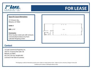 3114 Severn Ave, Metairie, LA for lease Floor Plan- Image 1 of 1