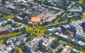 1300-1302 Pennsylvania Ave SE, Washington, DC - Aérien  Vue de la carte