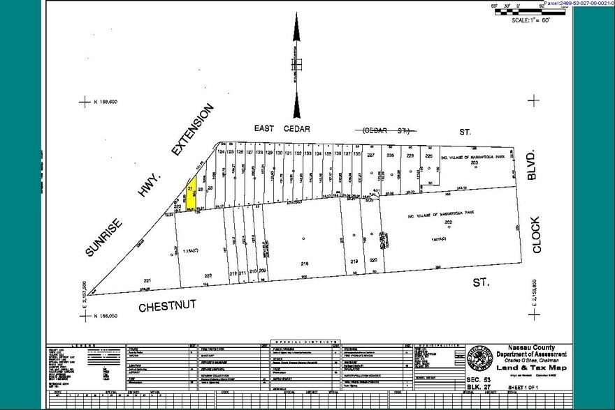 50 Sunrise Hwy, Massapequa, NY à vendre - Plan cadastral - Image 3 de 8