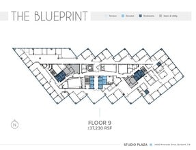 3400 W Riverside Dr, Burbank, CA à louer Plan d’étage- Image 1 de 1