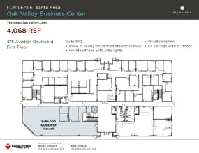 475 Aviation Blvd, Santa Rosa, CA for lease Floor Plan- Image 1 of 1