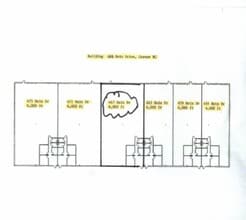 451-475 Hein Dr, Garner, NC for lease Floor Plan- Image 1 of 1