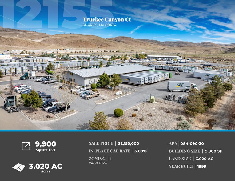 12155 Truckee Canyon Ct, Sparks, NV à vendre - Photo du bâtiment - Image 2 de 13