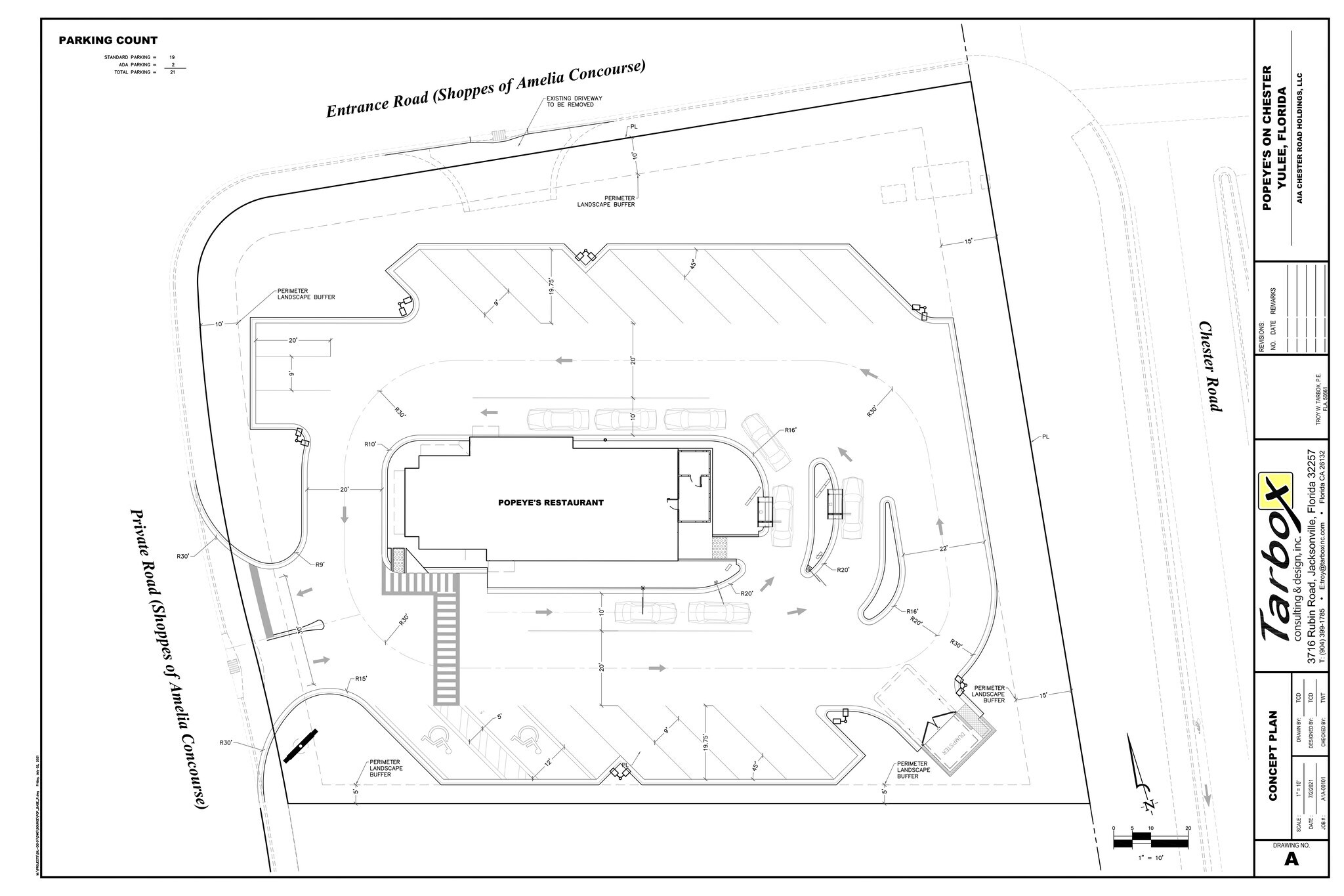 Chester Rd, Yulee, FL for lease Site Plan- Image 1 of 2