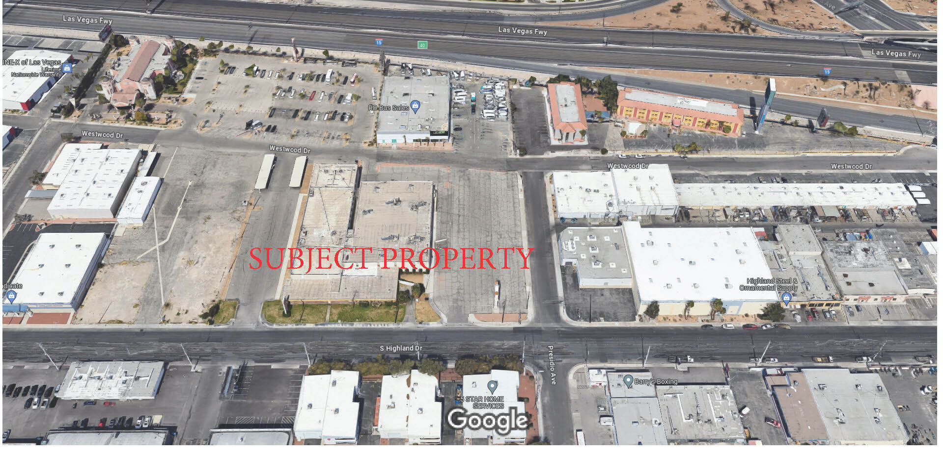 2753 S Highland Dr, Las Vegas, NV à vendre Aérien- Image 1 de 4