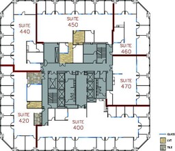 100 Spectrum Center Dr, Irvine, CA à louer Plan d’étage- Image 1 de 1