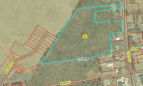 209 N Central Ave, Locust, NC for sale - Plat Map - Image 3 of 3