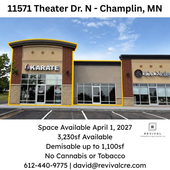 11565 Theatre Dr, Champlin, MN for lease - Building Photo - Image 1 of 7
