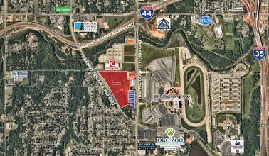 NE Grand Blvd & N Martin Luther King Ave, Oklahoma City, OK - AERIAL  map view