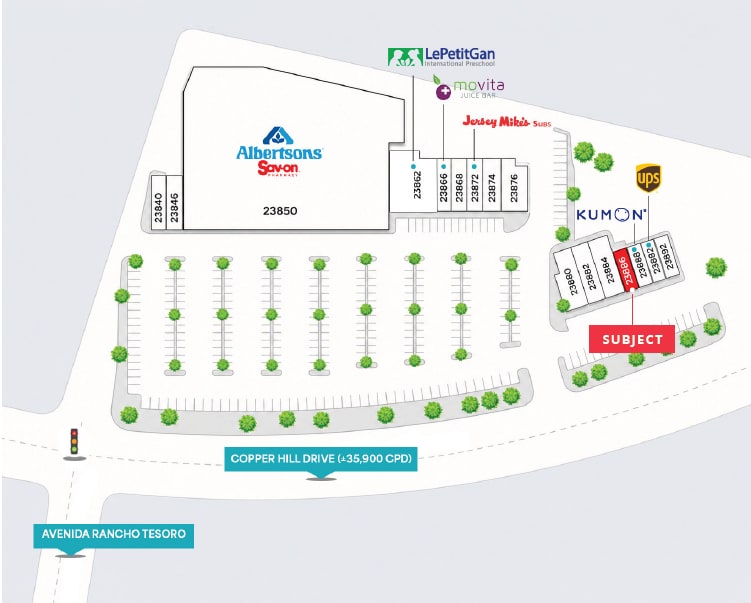 23850-23878 W Copper Hill Dr, Valencia, CA for lease Site Plan- Image 1 of 1