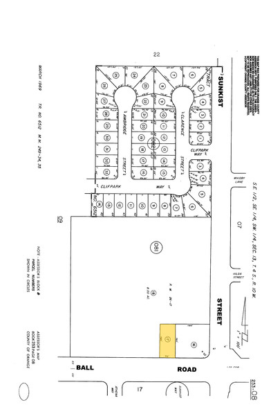 2429 E Ball Rd, Anaheim, CA à vendre - Plan cadastral - Image 1 de 1