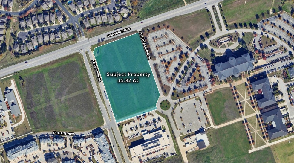 1501 University Blvd, Round Rock, TX for sale - Aerial - Image 1 of 2