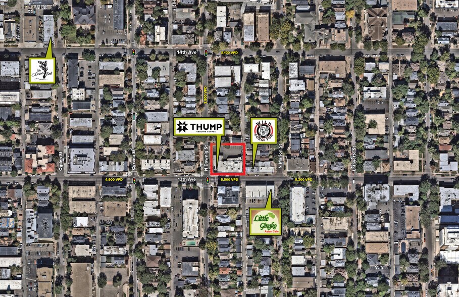 1201-1215 E 13th Ave, Denver, CO à louer - Photo du bâtiment - Image 3 de 4