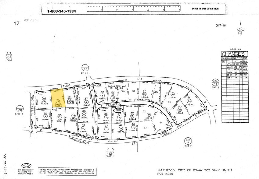 13635 Stowe Dr, Poway, CA à louer - Plan cadastral - Image 3 de 3
