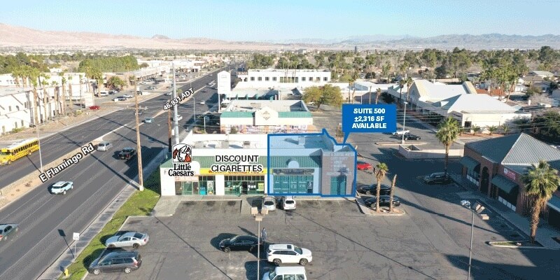 3455 E Flamingo Rd, Las Vegas, NV à louer - Photo du bâtiment - Image 2 de 10