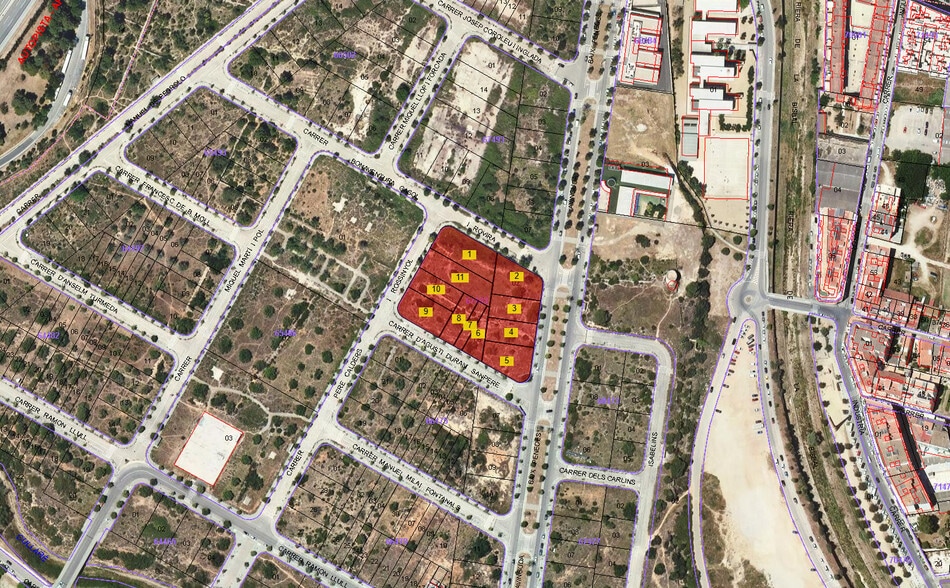 Land in El Vendrell, Tarragona for sale - Plat Map - Image 2 of 3