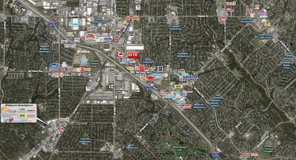 1901 W Northwest Hwy, Garland, TX à louer - Aérien - Image 3 de 4