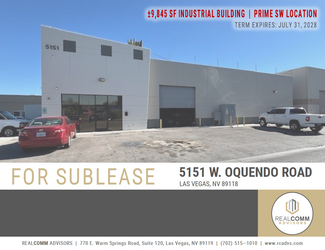 Plus de détails pour 5151 W Oquendo Rd, Las Vegas, NV - Industriel à louer