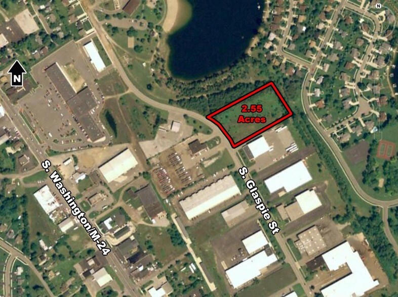 400 S Glaspie St, Oxford, MI à vendre - Aérien - Image 2 de 3