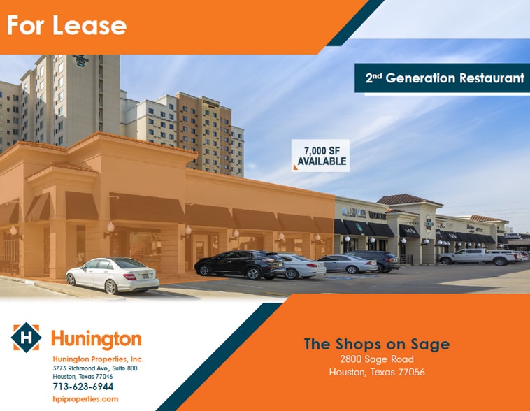 2800 Sage Rd, Houston, TX for lease - Primary Photo - Image 1 of 1