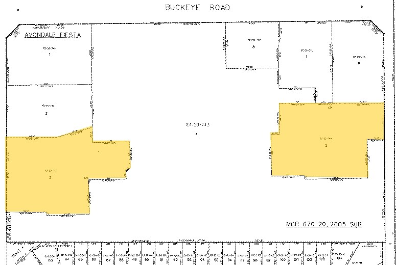 11345 W Buckeye Rd, Avondale, AZ à vendre - Plan cadastral - Image 3 de 8
