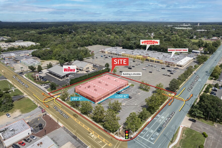 20 W Park Ave, Vineland, NJ à louer - Photo du bâtiment - Image 1 de 1