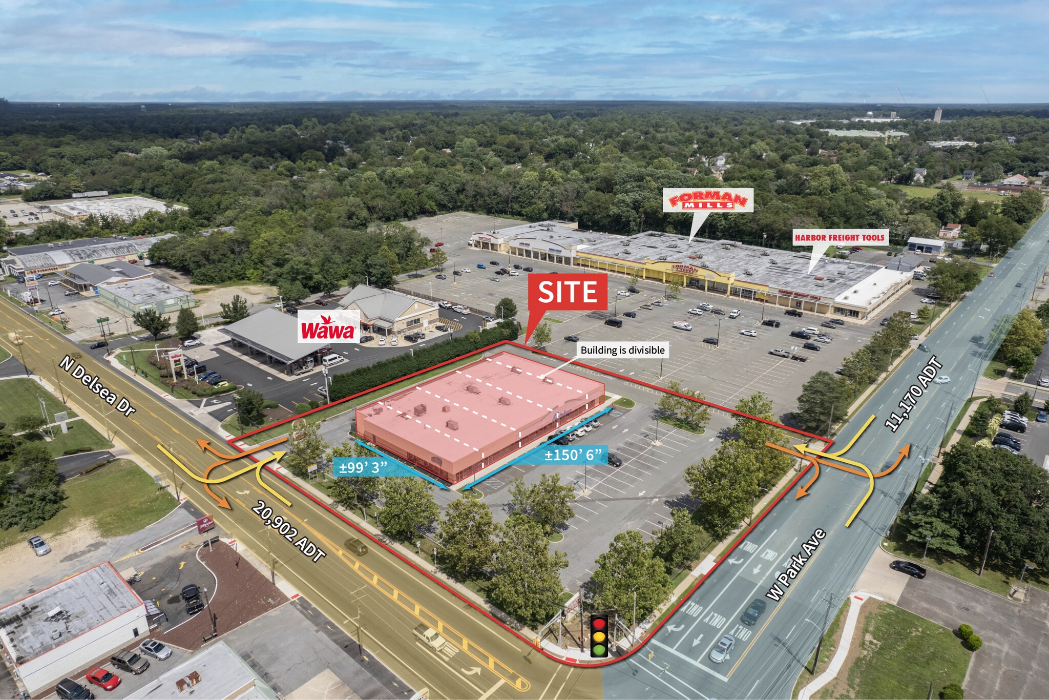 20 W Park Ave, Vineland, NJ for lease Building Photo- Image 1 of 2