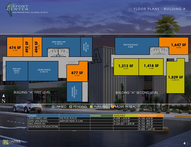 5030 Paradise Rd, Las Vegas, NV à louer - Plan d’étage - Image 3 de 38