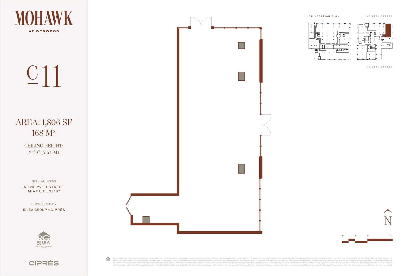 50 NE 29th St, Miami, FL 33137 - Unité C-11 -  - Plan d’étage - Image 1 of 1
