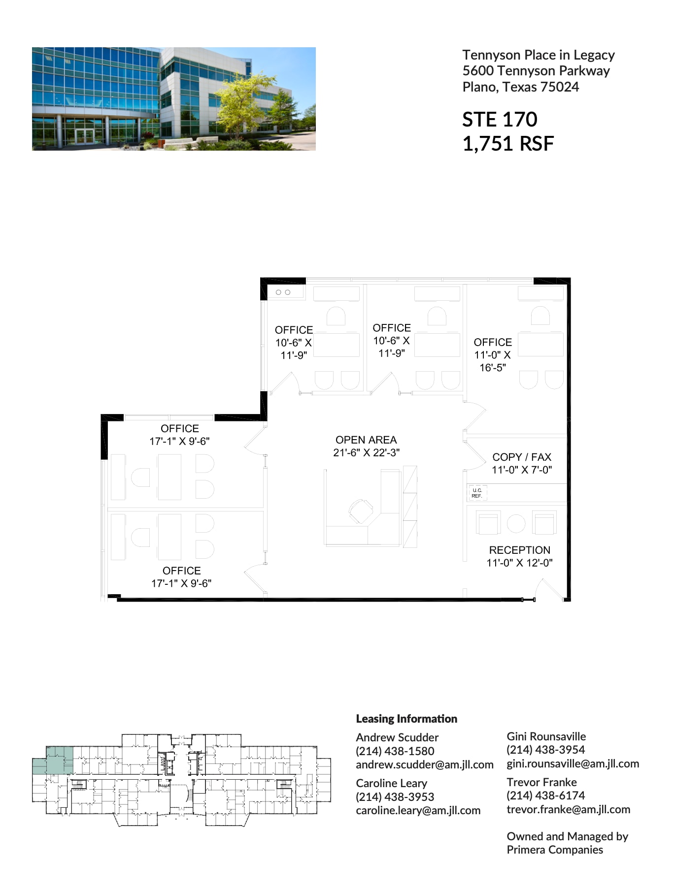 5600 Tennyson Pkwy, Plano, TX à louer Plan d’étage- Image 1 de 1