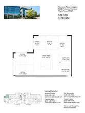 5600 Tennyson Pkwy, Plano, TX à louer Plan d’étage- Image 1 de 1