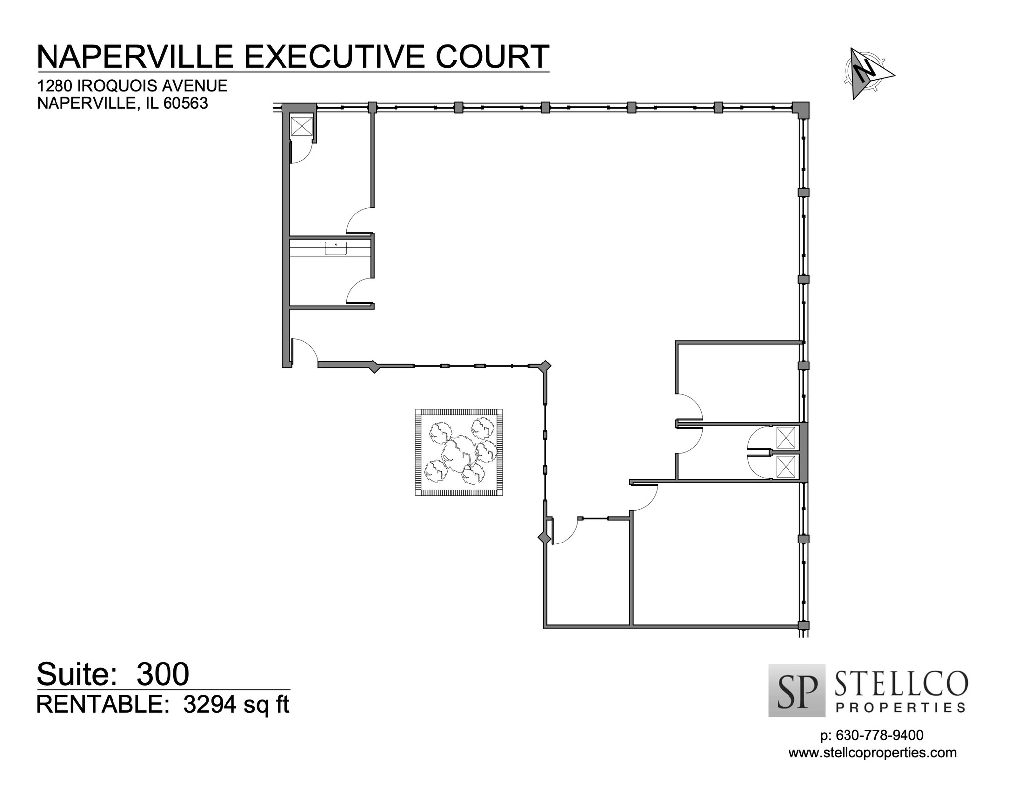 1220-1280 Iroquois Ave, Naperville, IL à louer Plan d’étage- Image 1 de 1