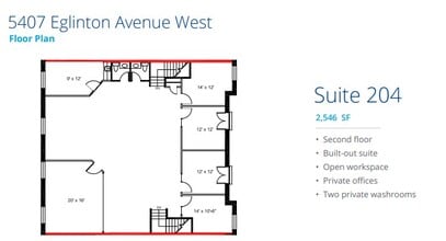 5397 Eglinton Ave W, Toronto, ON for lease Floor Plan- Image 1 of 1
