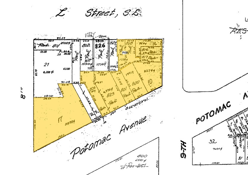 810 Potomac Ave SE, Washington, DC à louer - Plan cadastral - Image 2 de 12