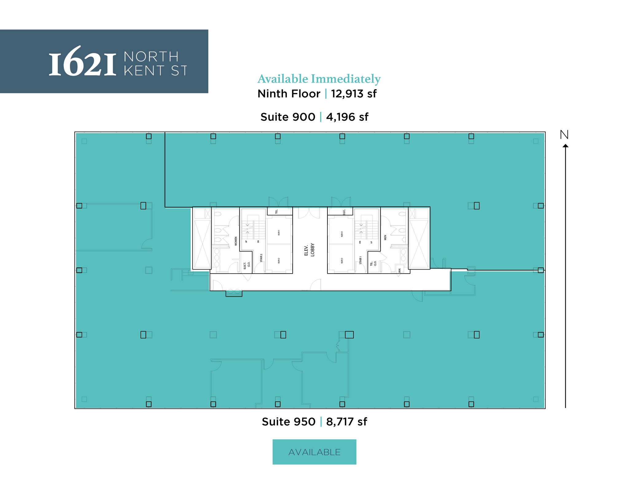 1621 N Kent St, Arlington, VA for lease Floor Plan- Image 1 of 1