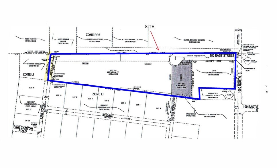 175 E 1000 N, Tooele, UT à vendre - Plan cadastral - Image 1 de 11