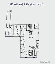 1320-1390 Rue Barré, Montréal, QC for lease Floor Plan- Image 1 of 1