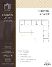 1215 4th Ave, Seattle, WA à louer Plan d’étage- Image 1 de 1