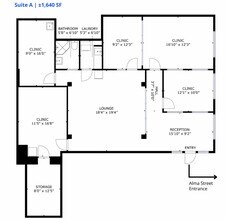 15 Alma St, Moncton, NB for lease Floor Plan- Image 1 of 14