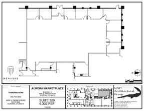 3025 S Parker Rd, Aurora, CO à louer Plan d’étage- Image 1 de 1