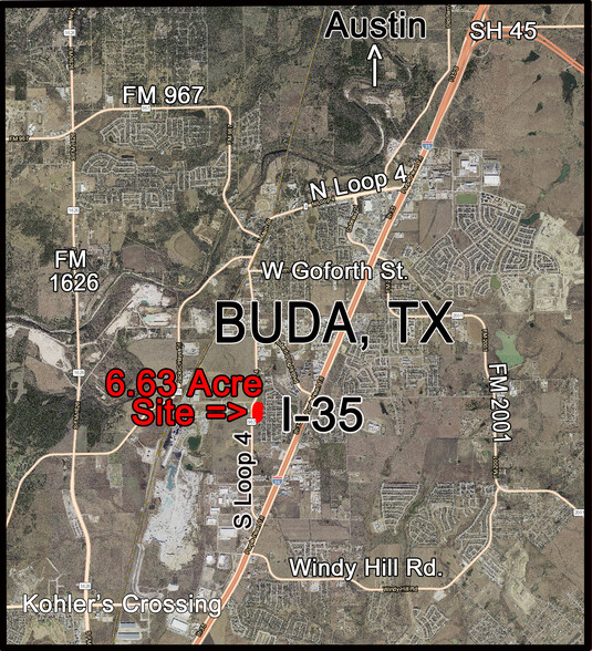 2099 S Loop 4, Buda, TX à vendre - Aérien - Image 1 de 1