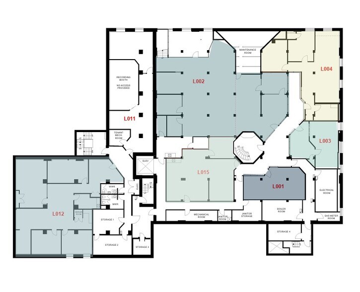 601-611 10th Ave SW, Calgary, AB à louer - Plan d’étage - Image 2 de 5