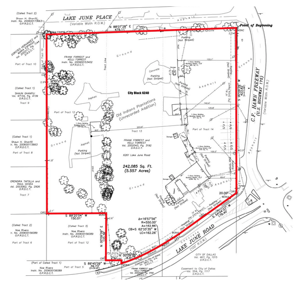 6261 Lake June Rd, Dallas, TX à vendre - Plan cadastral - Image 2 de 3