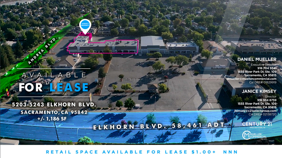 5205-5243 Elkhorn Blvd, Sacramento, CA for lease - Building Photo - Image 1 of 11